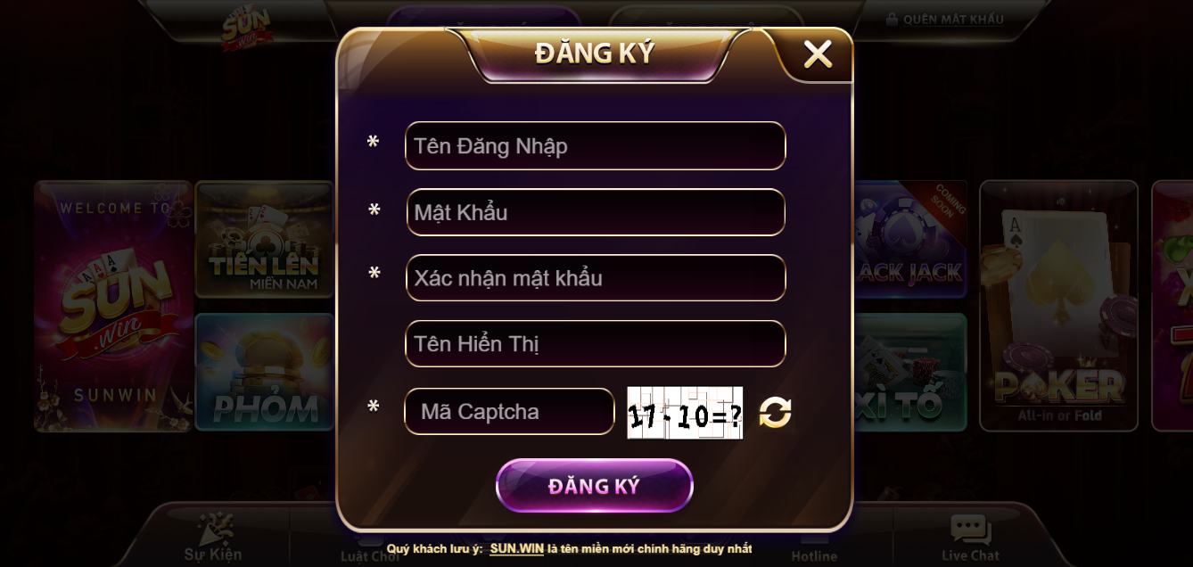 Cách đăng ký tài khoản