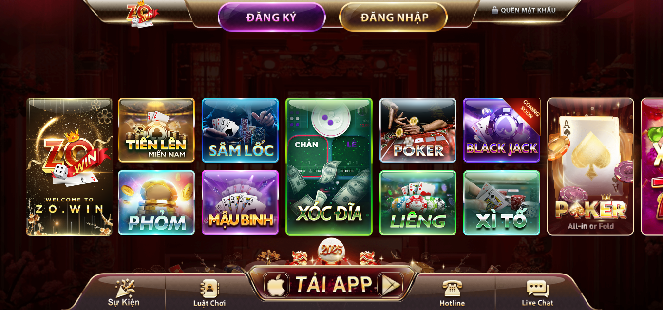 Game Bài Cào ấn tượng