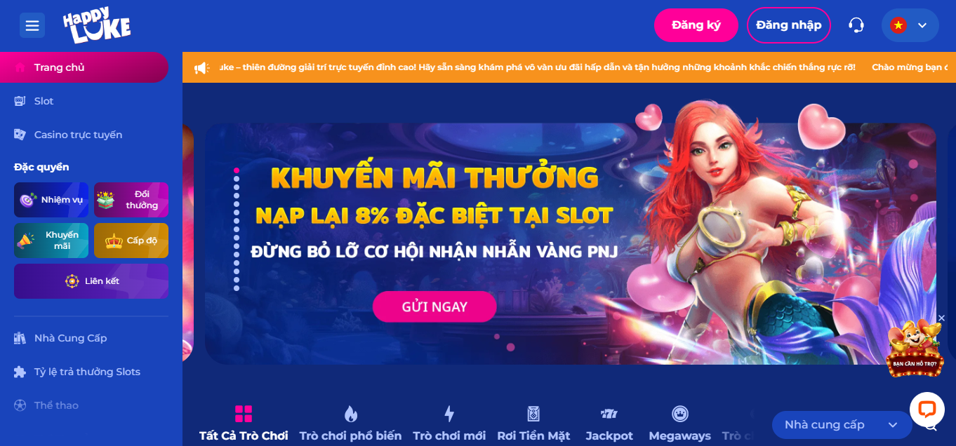 HappyLuke - Trang Chơi Bài Đổi Tiền Mặt Số Dzách