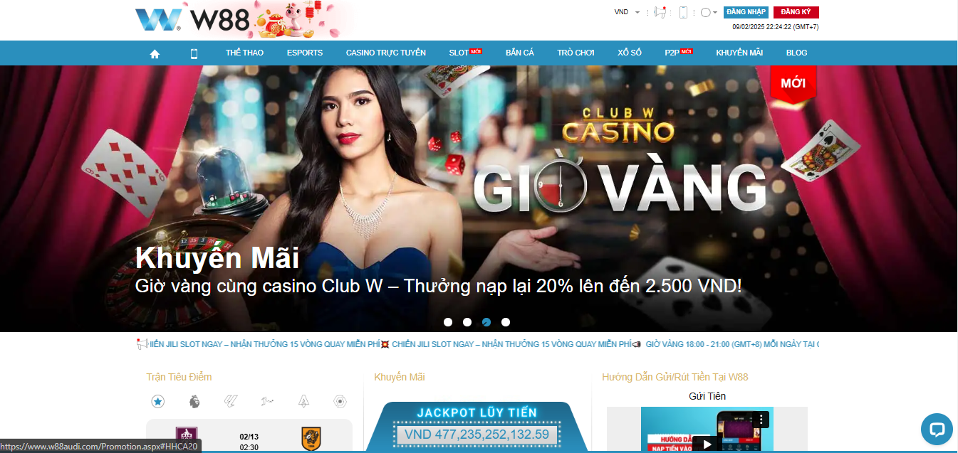 Tìm hiểu tổng quan về sân chơi W88